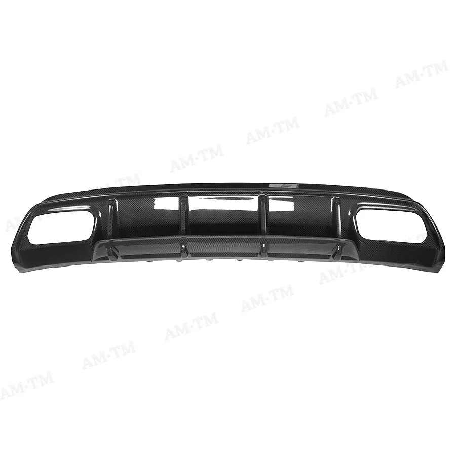 Picture 5: For Benz A Class AMG W176 A260 A200 A45 Carbon Fiber Car Rear Bumper Back lip Diffuser Rear Side Splitters Spoiler Lip