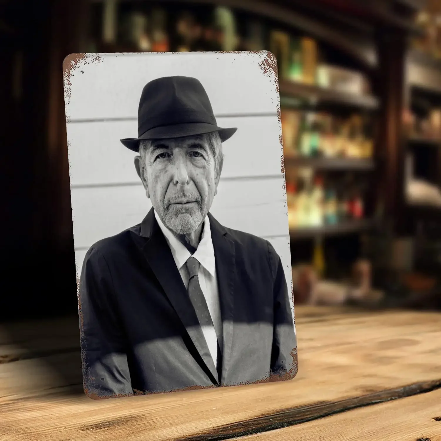 Leonard Cohen Metal Signs wall decor Vintage Tin Signs Captain Metal Poster Decor for Bar Pub Club Wall Decoration