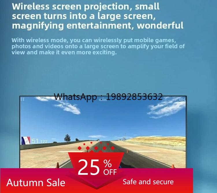 

LCD TV 65 inch home smart network for the elderly
