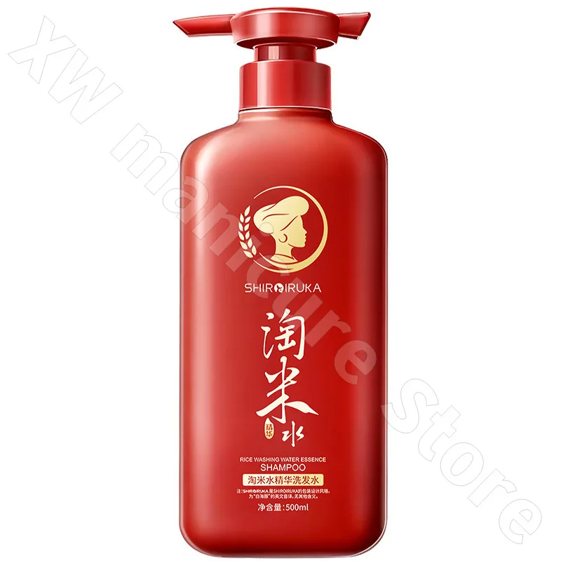 Rice Water Shampoo Moisturizing Brightening Nourishing Smooth Refreshing Fluffy Nourishing and Nourishing Hair Root Shampoo Set