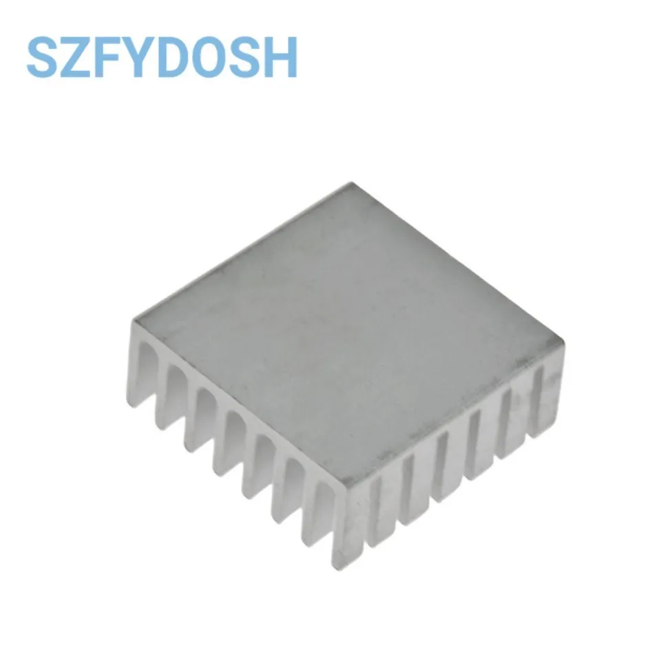 5PCS Heatsink Radiator Cooler Radiator 28x28x11MM High Quality Silver Slot Heat Sink 