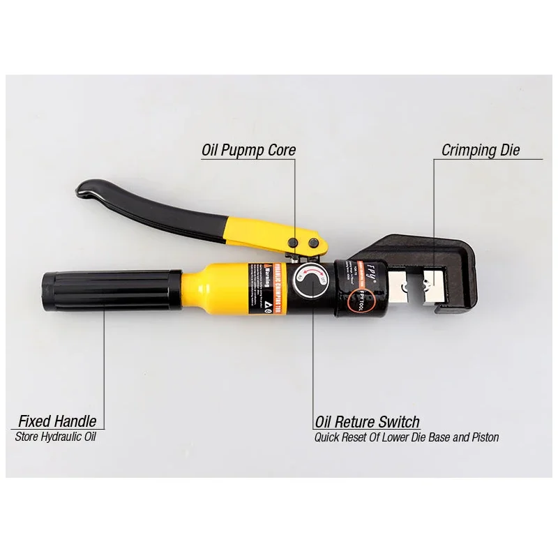 Hydraulic Crimping Tool Hydraulic Crimping Plier Hydraulic Compression Tools YQK-70 Range 4-70mm Pressure 6T