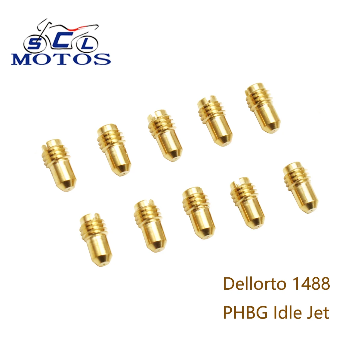 Sclmotos 10pcs 1488 Dellorto PHBD MA MB UA UB PHBG Idle Jet Pilot Jet Slow Jet (30-80)(55-80)