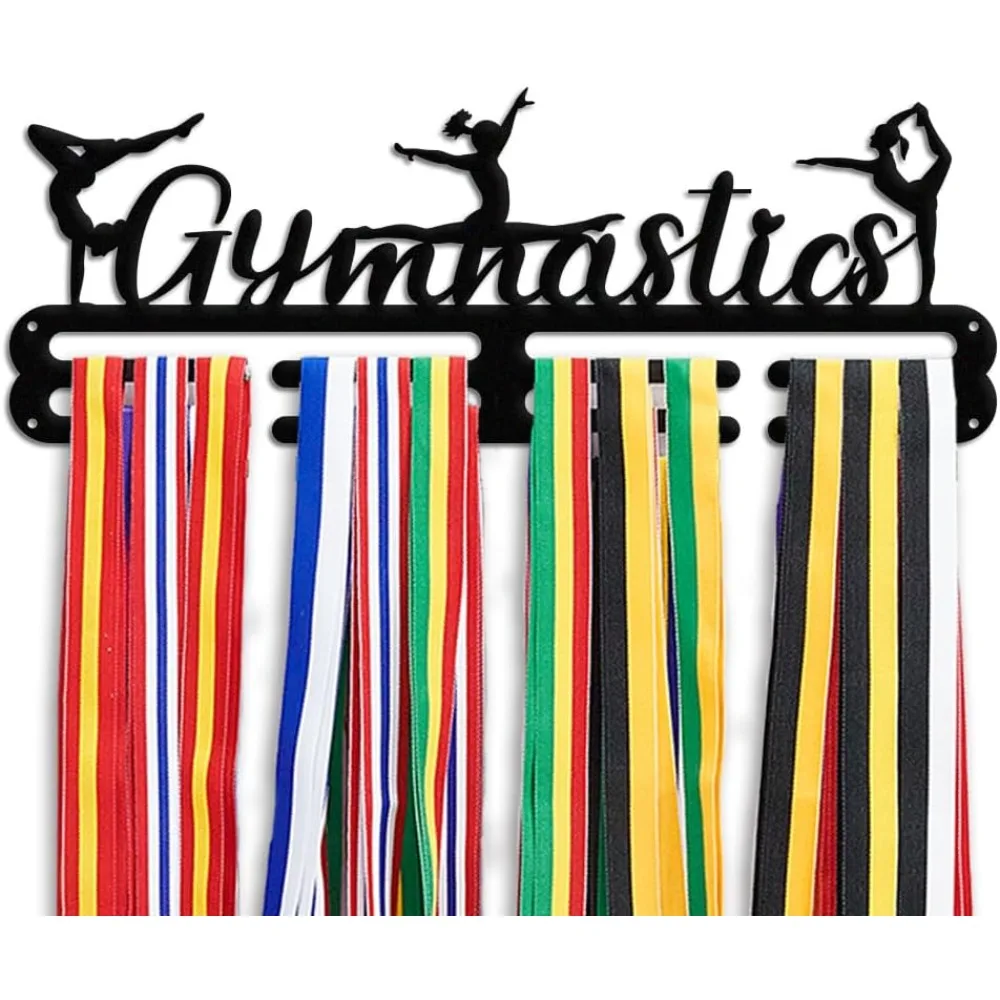 Iron Medal Hanger Holder Display Wall Rack with Screws Gymnastics 400x150mm