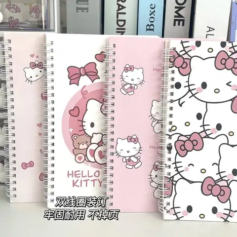 Hello Kitty cartoon cute KT cat book ins high-looking student a5 coil book thickened notes homework book cute stationery