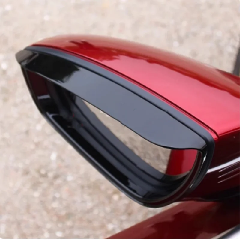 For BYD Tang Tan EV 2022-2024 ABS Car Door Side Wing Mirror Rain Eyebrow Shield Cover Rearview Mirror Rainproof Eye Lid Trim