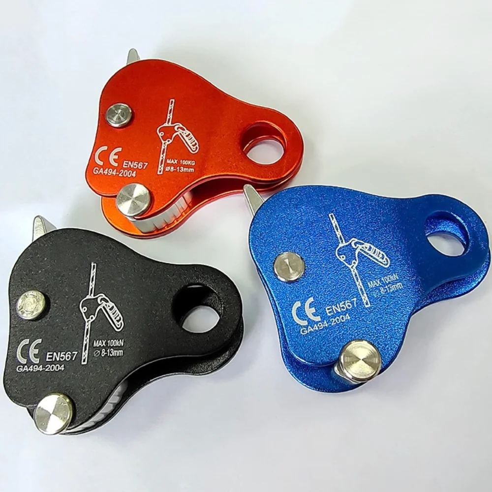 

8-13mm Rope Rock Climbing Ascender Self-Lock Arborist Climbing Rope Gripper Rigging Anti-Fall Descending Protector Outdoor