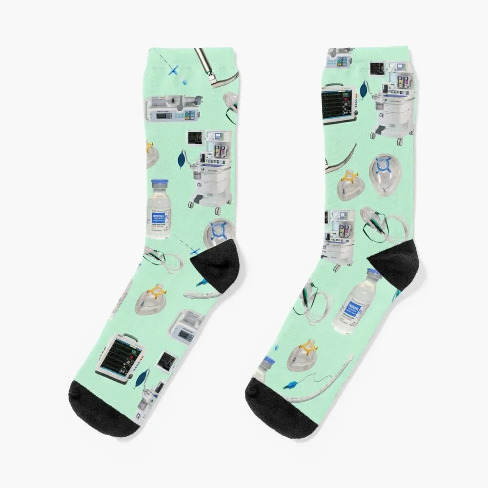 

Tools of the Trade AERO GREEN Anesthesia / Anaesthesia Socks hockey Rugby Boy Socks Women's