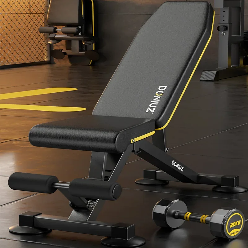 Multifunctional Folding Dumbbell Training Bench, Fitness Chair for Sit‑Ups Indoor Weight Lifting Full‑Body Strength Workout Gear