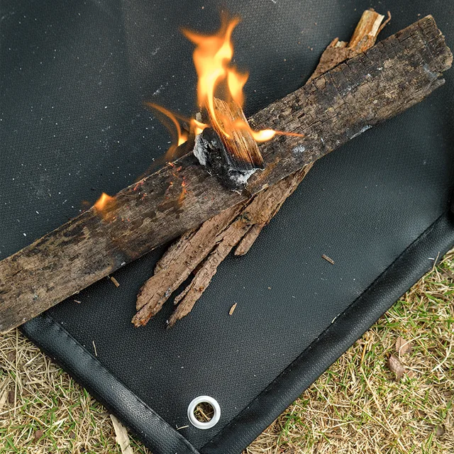 Camping Fireproof Mat Outdoor Silicone Flame Retardant Protective Grill Mat For Picnic BBQ Stove Grassland Protection Blanket 2 Camping Fireproof Mat Outdoor Silicone Flame Retardant Protective Grill Mat For Picnic BBQ Stove Grassland Protection Blanket 2