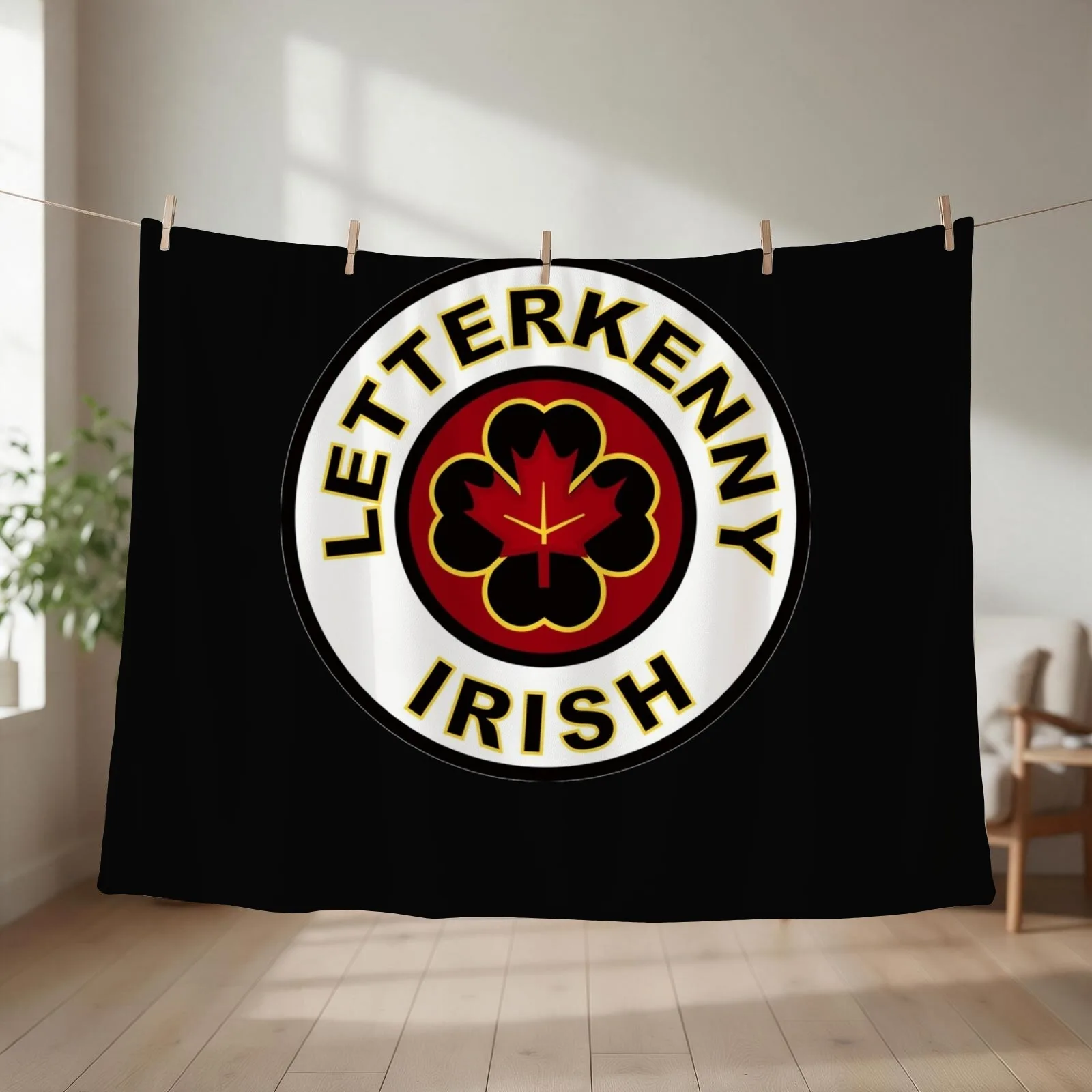 letterkenny Irish Throw Blanket couch cozy soft plush fuzzy picnic outdoor blanket