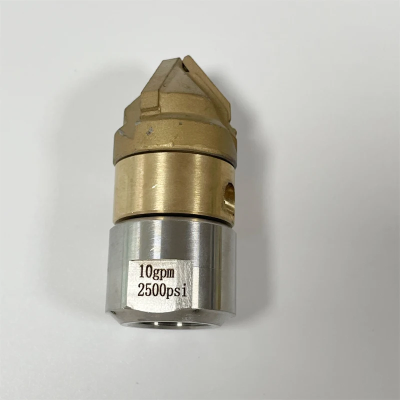 High-Pressure 360° Rotating Mini rotary nozzle small flow 15-40L 3/8 High-pressure water Mouse sewer drain tube cleaning nozzle