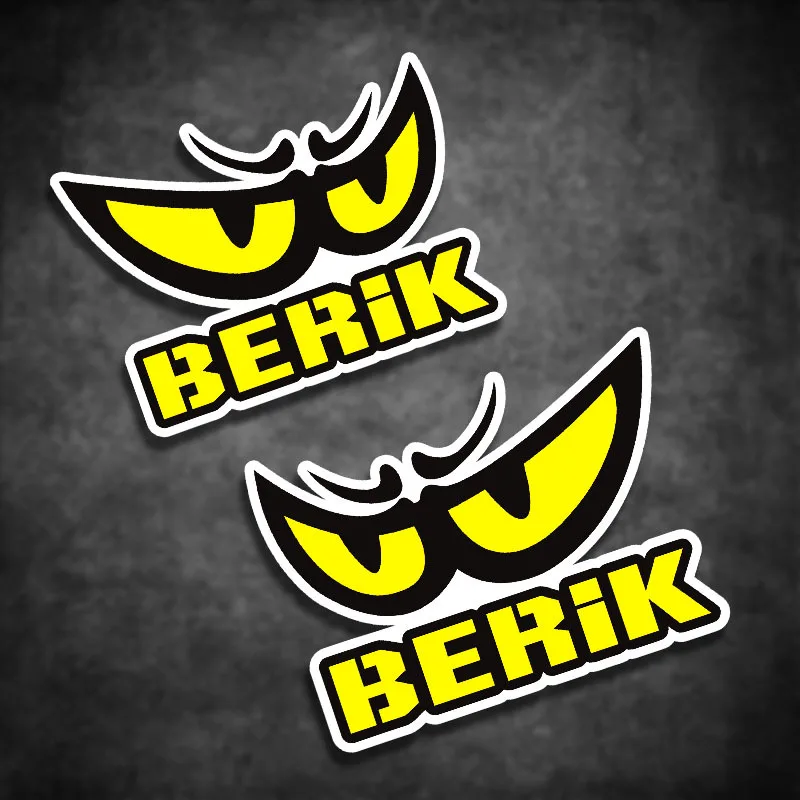 

Обладает острым дизайном с большими отверстиями для глаз, выполненным в смелых черных и желтых тонах. Водонепроницаемые, устойчивые к царапинам наклейки BERIK для мотоциклов