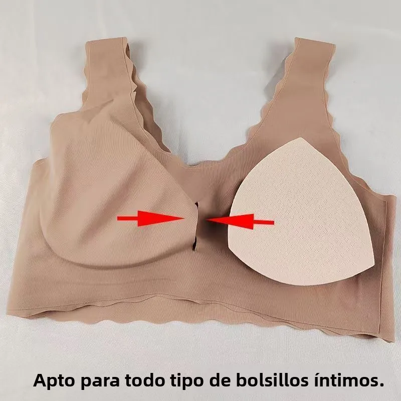 Sujetador con almohadillas
