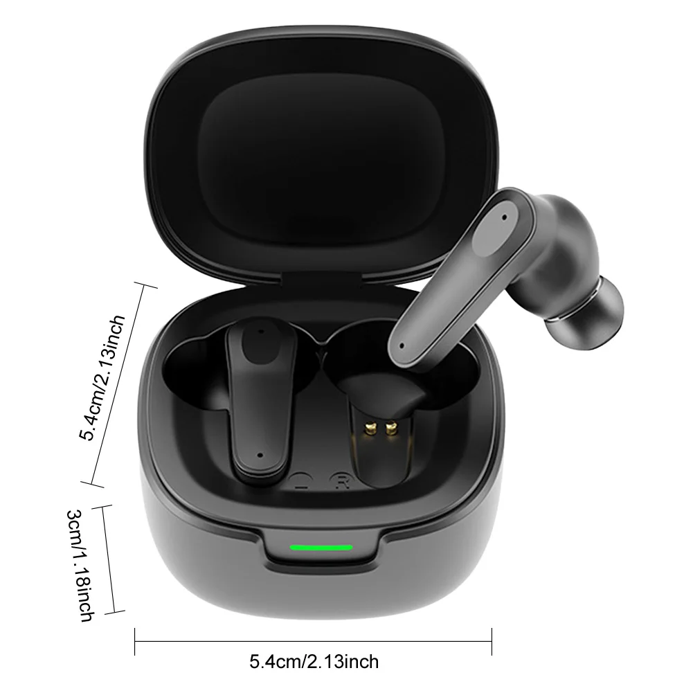 Real Time AI Translator Earbuds Bluetooth-Compatible 5.4 Waterproof Two-Way Voice Translator Ear Hook for Sports Business Travel