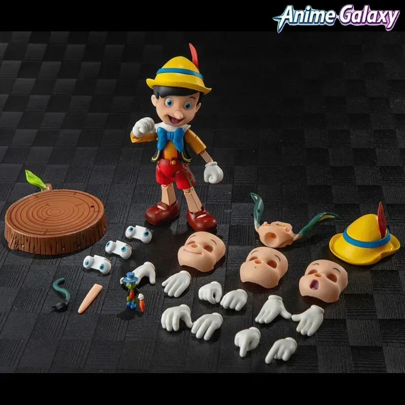 

Dasheng Model Gt Wooden Puppet Long Nose Alloy Finished Movable Action Figure Cartoon Model Collectible Statue Hobby Decor Gift
