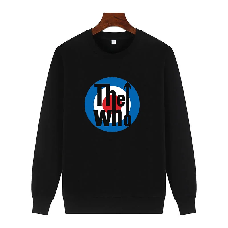 

The Who 1964 The Best Rock And Roll Band In The World Target Texture VTG Graphic Sweatshirts Fleece Cotton Thick Sweater Hoodie