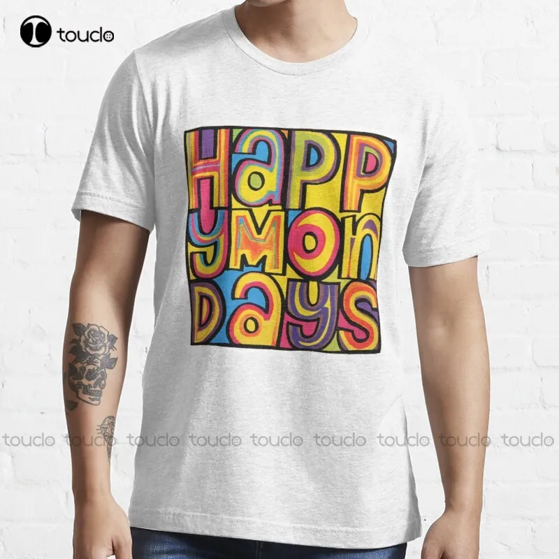 New Happy Mondays T-Shirt Cotton Tee Shirt Mens Designer Shirts Custom Aldult Teen Unisex Digital Printing Tee Shirt Custom Gift