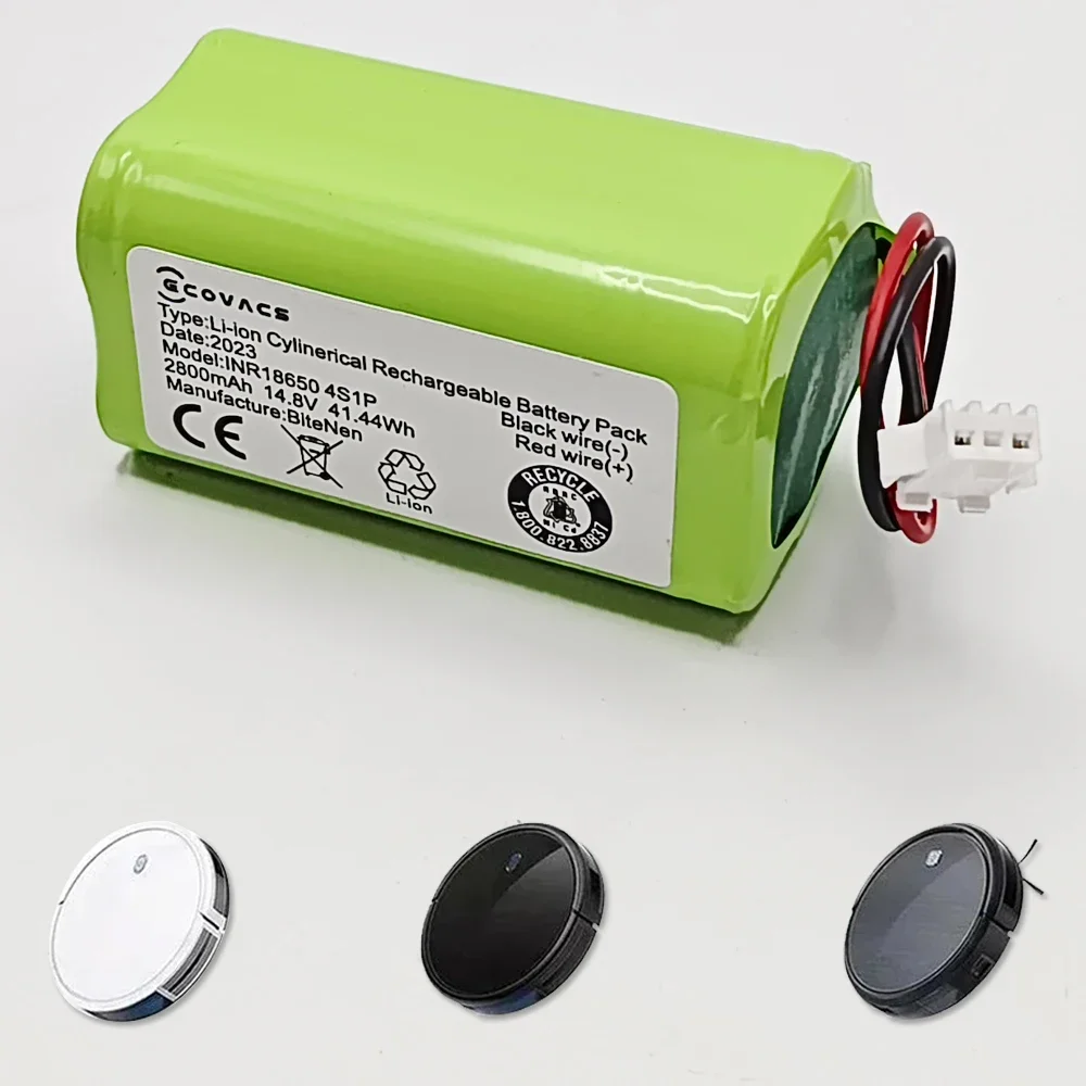 14.8V 2800mAh 4s1p Battery For eufy RoboVac 15C 15T 25C 30 30C 35C MAX G10 G15 G20 G30 Hybrid Edge Robot Vacuum Cleaner Parts