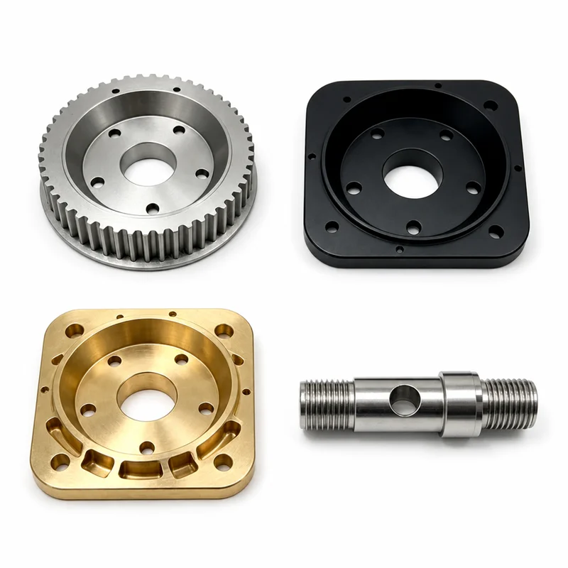 CNC Milling Machining Service Aluminum 6061 5 Axis CNC Milling Nickel Plating for Automotive Industry Flanges Housings