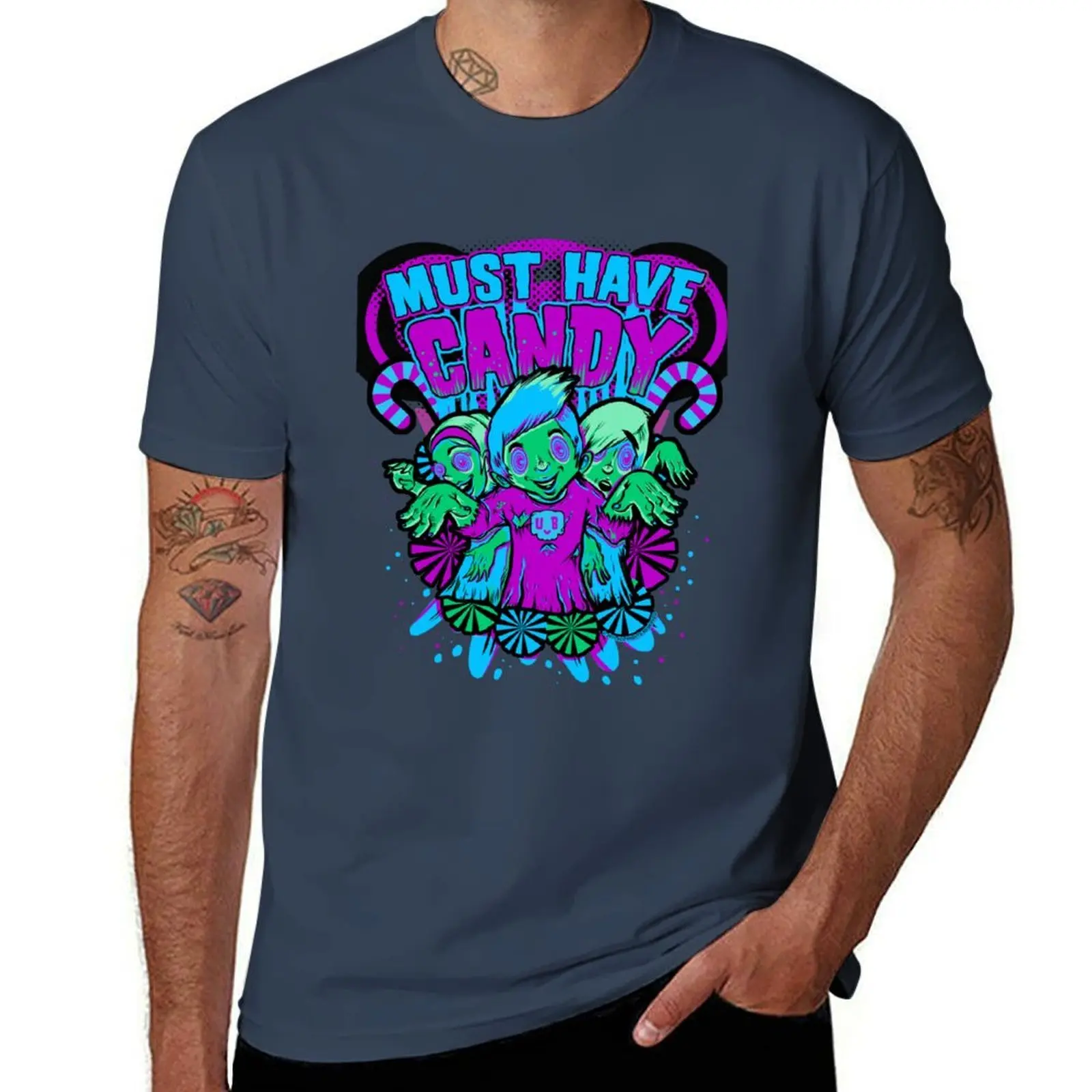

MUST...HAVE...CANDY.... T-Shirt t shirt for man 100 percent cotton t shirts for man slim fit T-Shirt