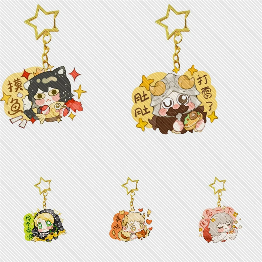 6CM Anime Delicious in Dungeon Acrylic Stand Keychain Cosplay Q Version Characters Ornament Accessories Goods Collection Gifts