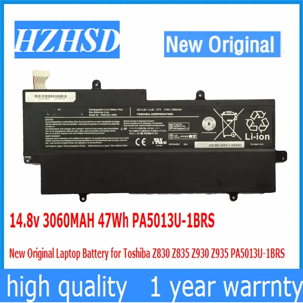 

14.8v 3060MAH 47Wh PA5013U-1BRS New Original Laptop Battery for Toshiba Z830 Z835 Z930 Z935 PA5013U-1BRS