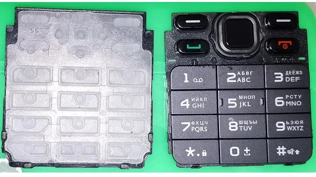 

Keyboard Keypads for Xenium E185, Original Ker Button for Philips CTE185 Mobile Phone,Russian Alphabet, Tracking Number