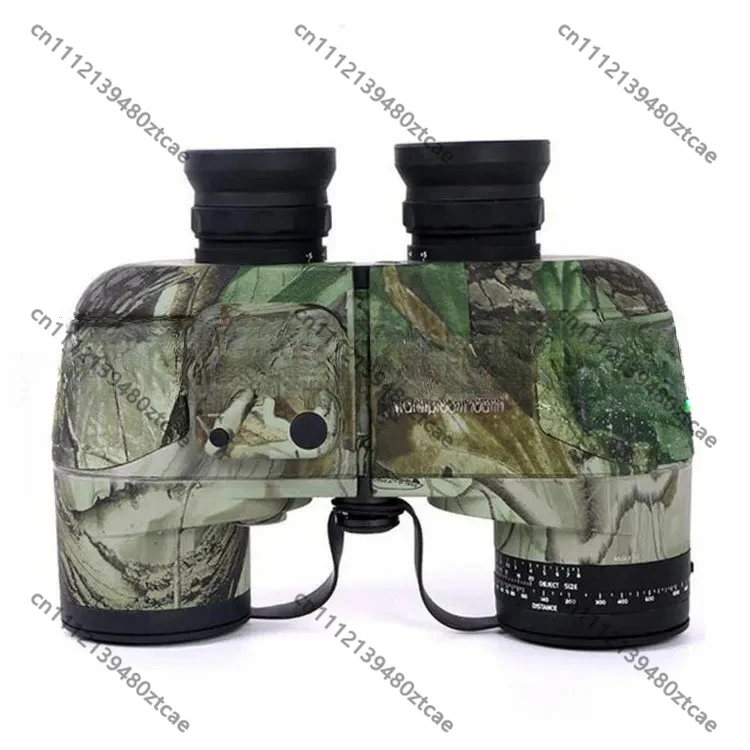 Professional 10x50 Binoculars, Bak4 Prism High Definition Stabilized Telescope, Multifunctional Rangefinder Binoculars