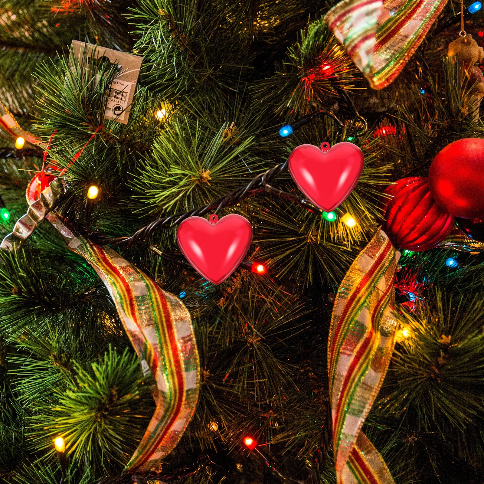 

Christmas Fillable Balls Wedding Decoration Hanging Heart Ornament DIY Plastic Gift Box Party Favor Supplies