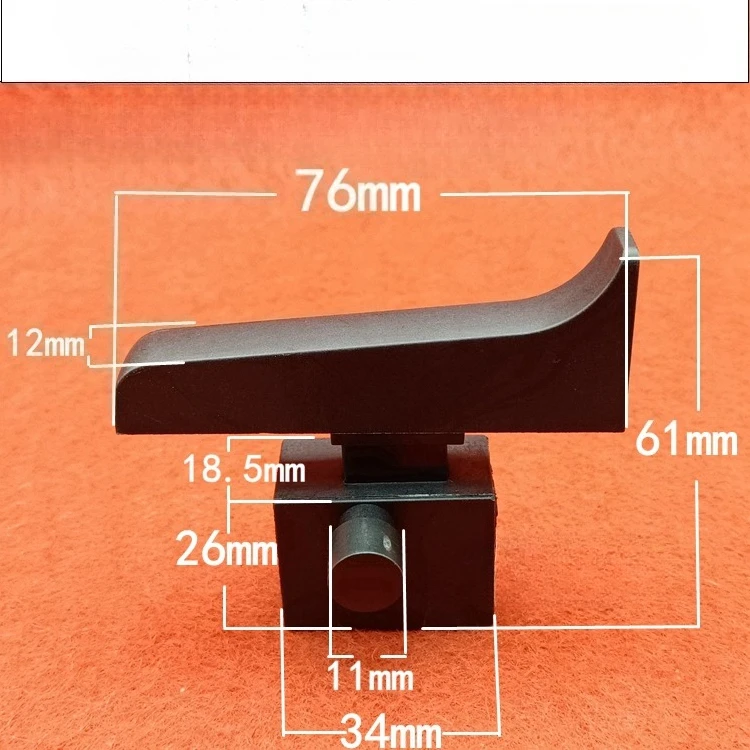Self-locking DC electric hedge trimmer switch for high-current rechargeable electric lawnmowers Weed trimmers Weed beaters