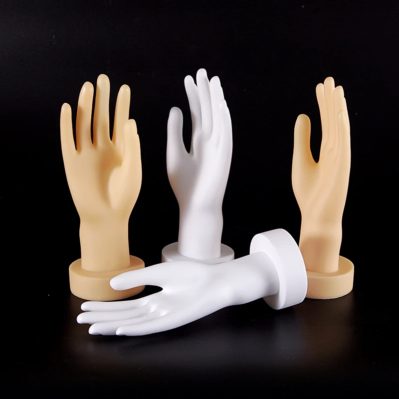 1 Pair of Plastic Low Gloss Children's Seamless Hand Mannequin Children's Gloves Bracelet Jewelry Display Prop