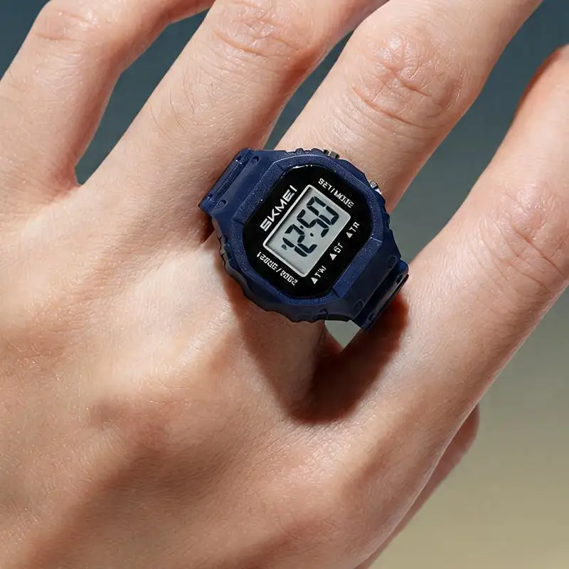 Women's Plastic LED Finger Watch Chronograph Display for Stylish Parties
