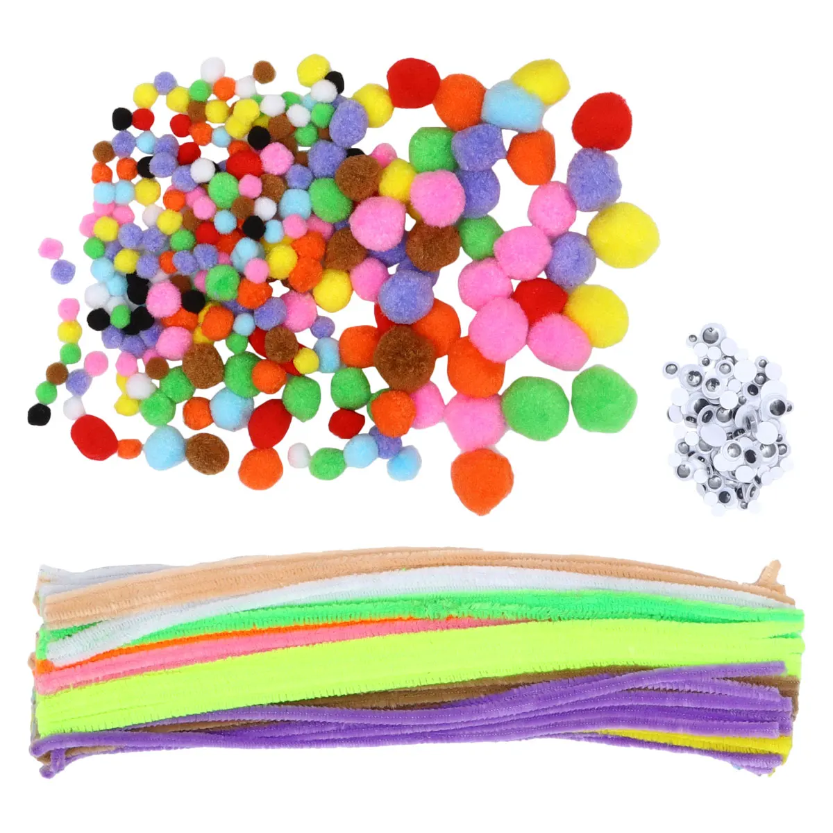 

1Set Handicraft Kit with Bendable Sticks DIY Wool Art Craft for Children Innovative Design Ideal for Family Fun and Learning
