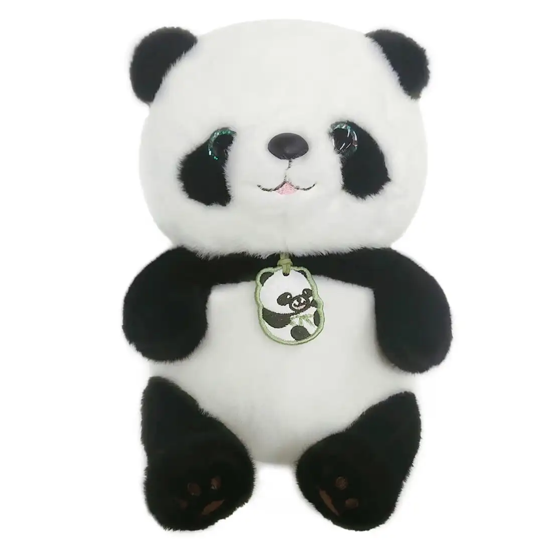 10in Cute Panda Plush Toys, Soft Cartoon Animal Panda Bear Stuffed Baby Doll, Kids Birthday Gifts