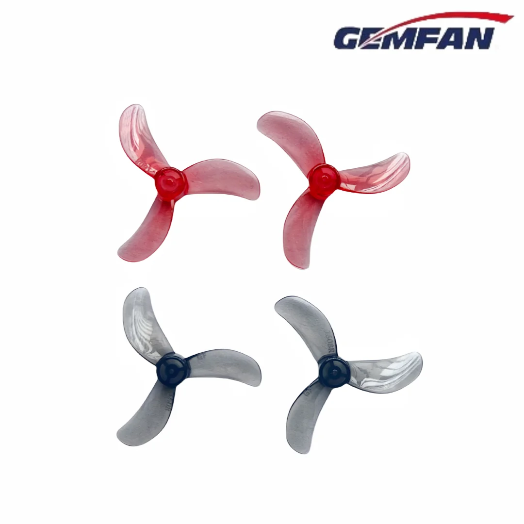 4Pairs/8pcs Gemfan 40mm 3-Blade 1608 PC Propeller 1mm 1.5mm for Micro Whoop FPV Racing Freestyle Tinywhoop Drones view 6