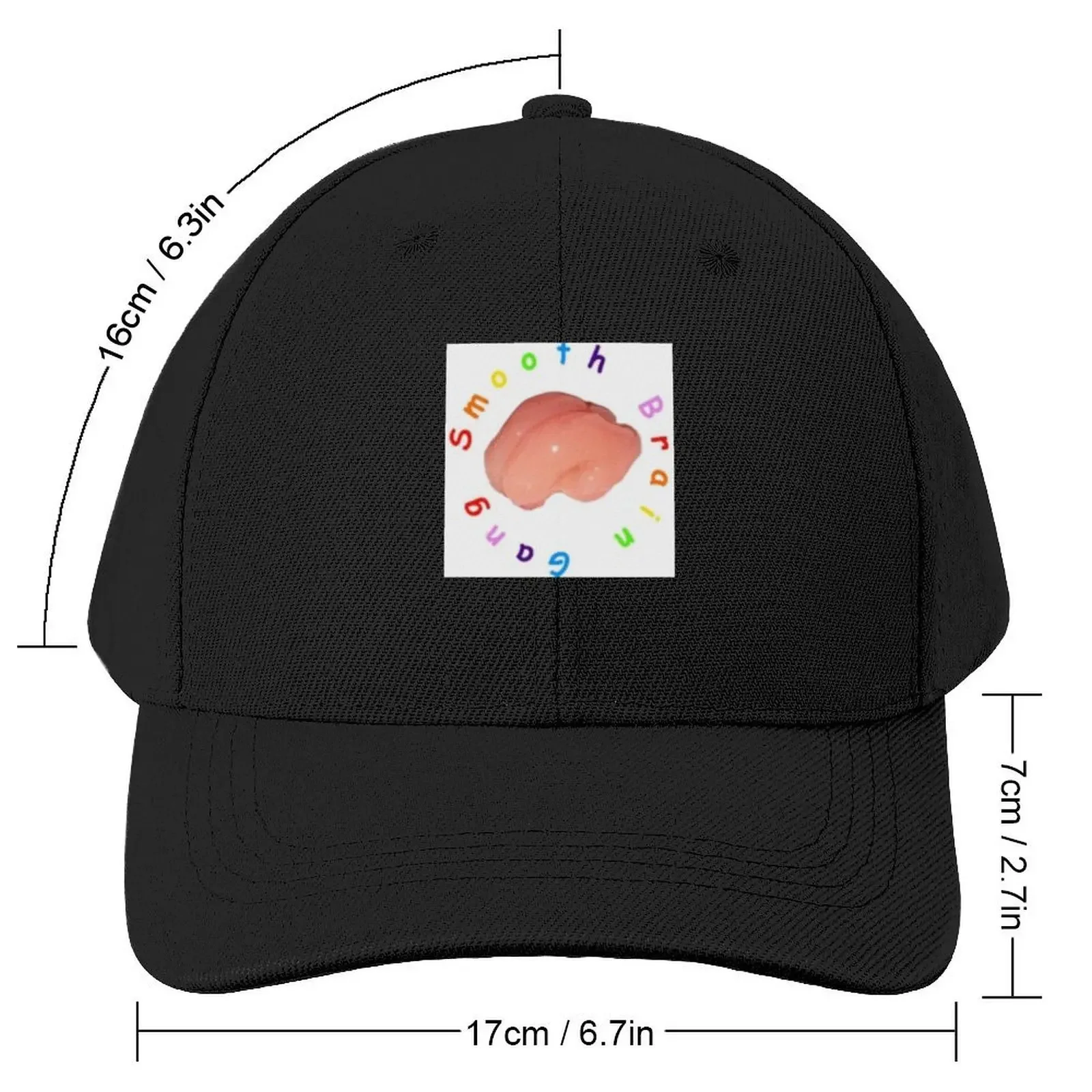 Smooth Brain Gang Baseball Cap New In The Hat Big Size Hat Snapback Cap foam party Hat Women's 2025 Men's