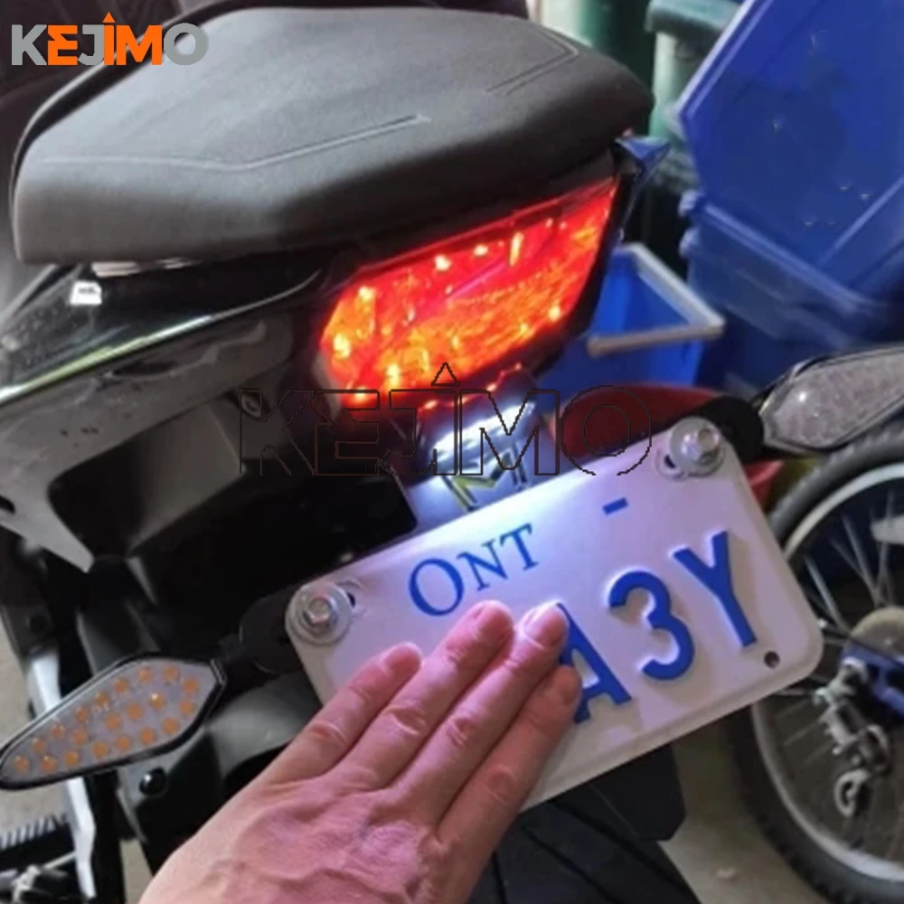 

650 400 NK Motorcycle FOR CFMOTO CF 400NK 650NK 2016-2023 2022 2021 2020 2019 License Plate Bracket Licence Registration Holder