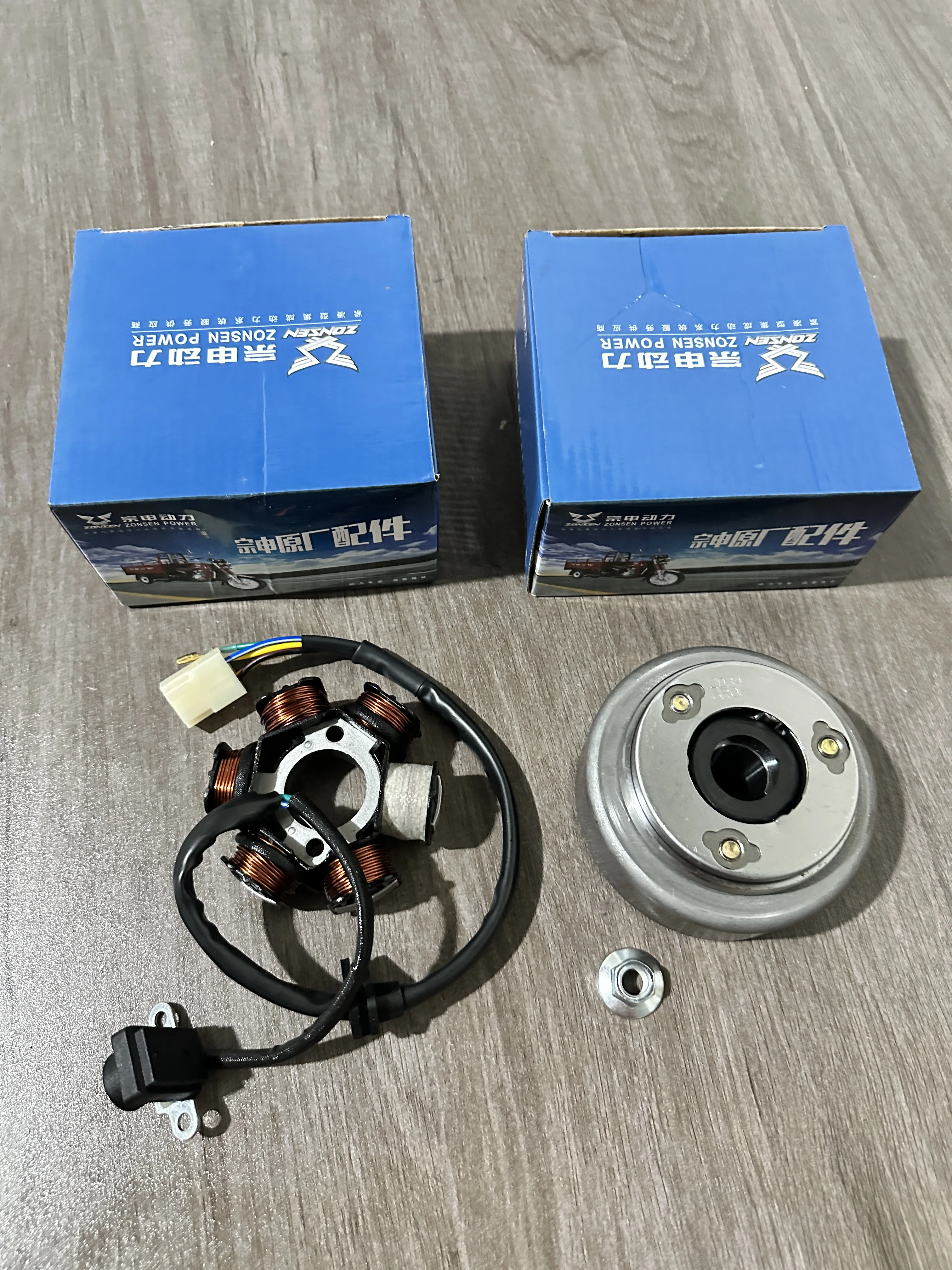 

Полный набор статора и ротора магнето для двигателя Zongshen 190Cc W190 (1P62Yml), детали генератора для квадроциклов и картинга мотоцикла