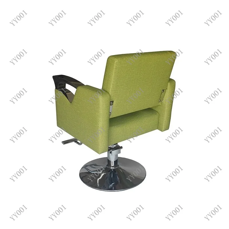Factory Direct Salon Chair, Modern Swivel Lift Haircut Chair with Stainless Steel Armrests