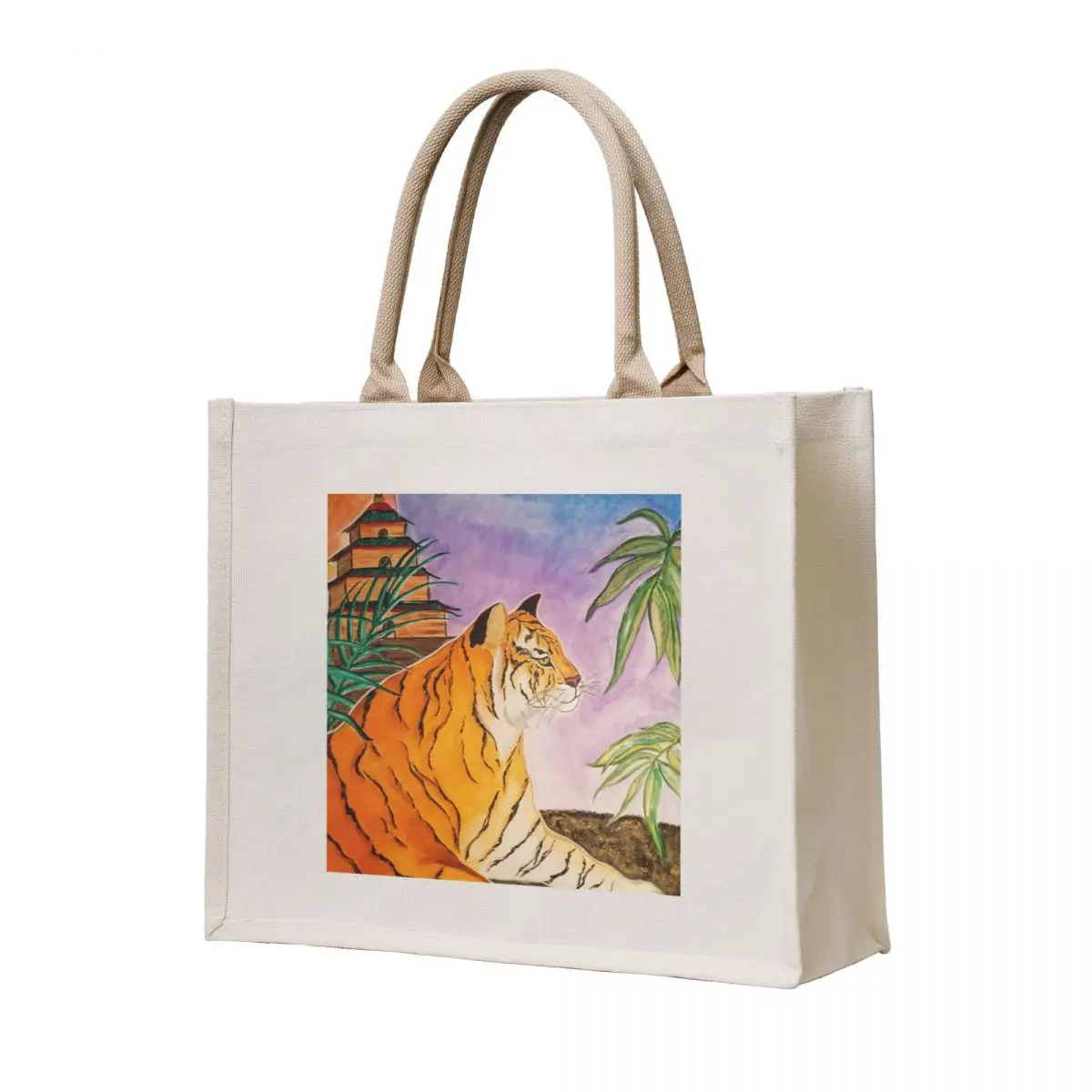 

Tiger in Peace Tote Bag Women's shopping bag Shopping bags Handbags women