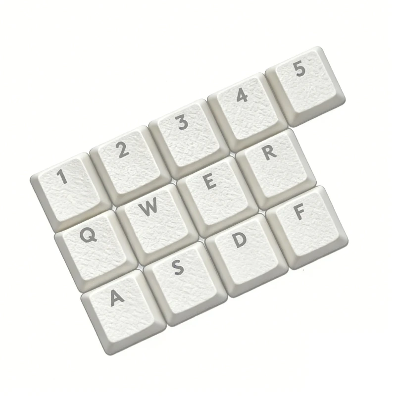 0XLB Carbon Fiber Low Profile Keycaps Thin Blank Keycaps for G915/G813/G815/G913 TKL Low Profile Switches