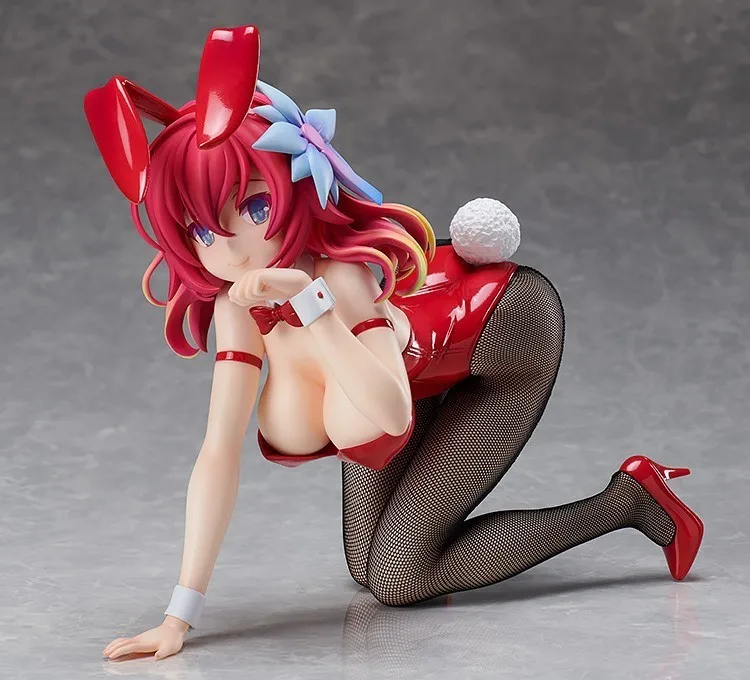 Freeing Original:NO GAME NO LIFE STEPHANIE DORA Bunny ver. 1/4 PVC Action Figure Anime Figure collectible Model Toys Doll Gift