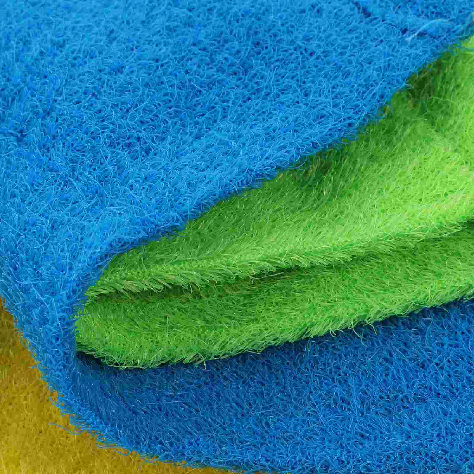 Back Scrubber Towel Exfoliating Shower Cloth Double- sided for Bath Shower Scrub Strap Spa Towel Massage Scrubber (Random Color)