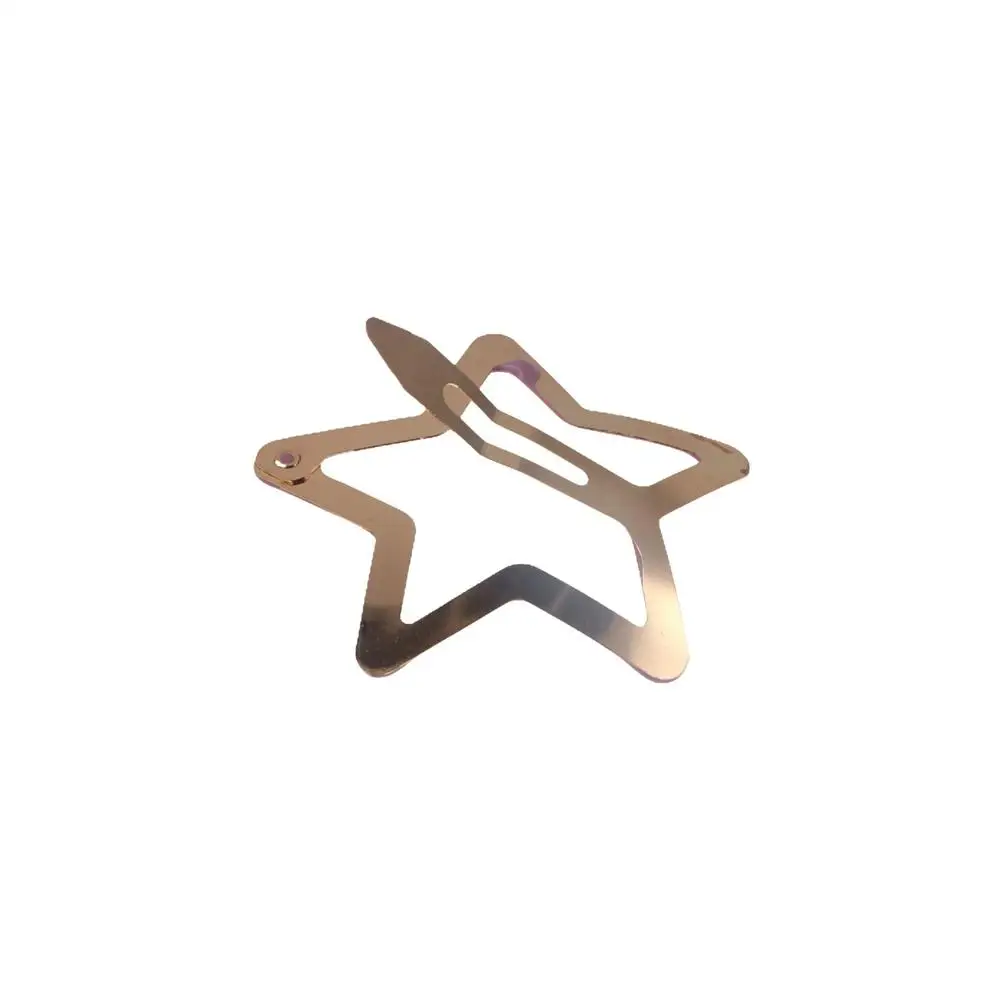 Cute Pentagonal Star Star BB Hair Clip Alloy Metal Side Barrettes Headwear Hollow Y2k Hairpin Streetwear