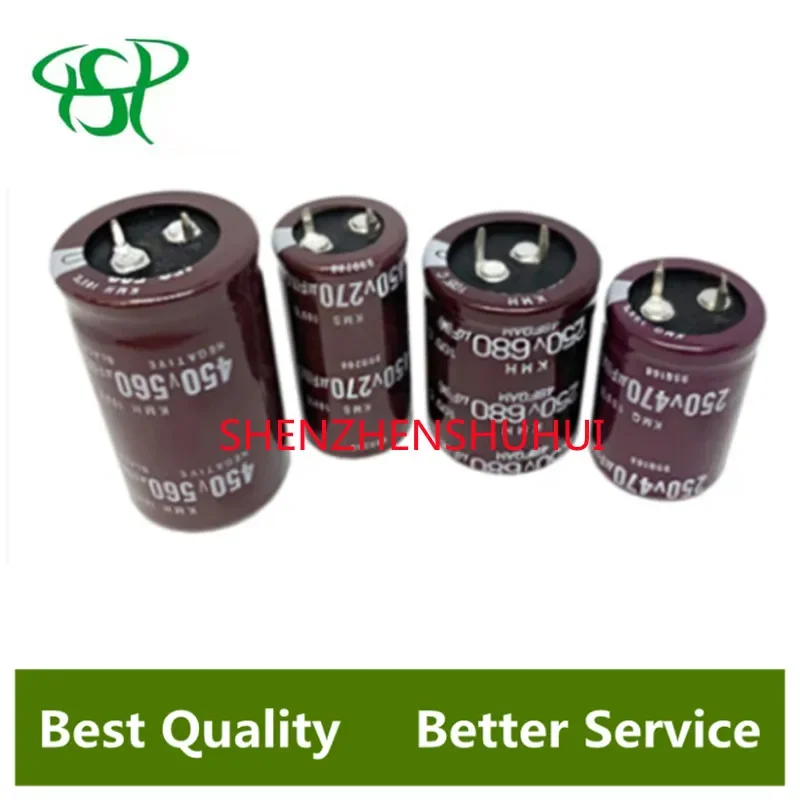 200V 250V 400V 450V Electrolytic Capacitor 100UF 220UF 270UF330 470UF 560UF 680UF 820UF 1000UF 2200UF 3300UF Aluminum Capacitor