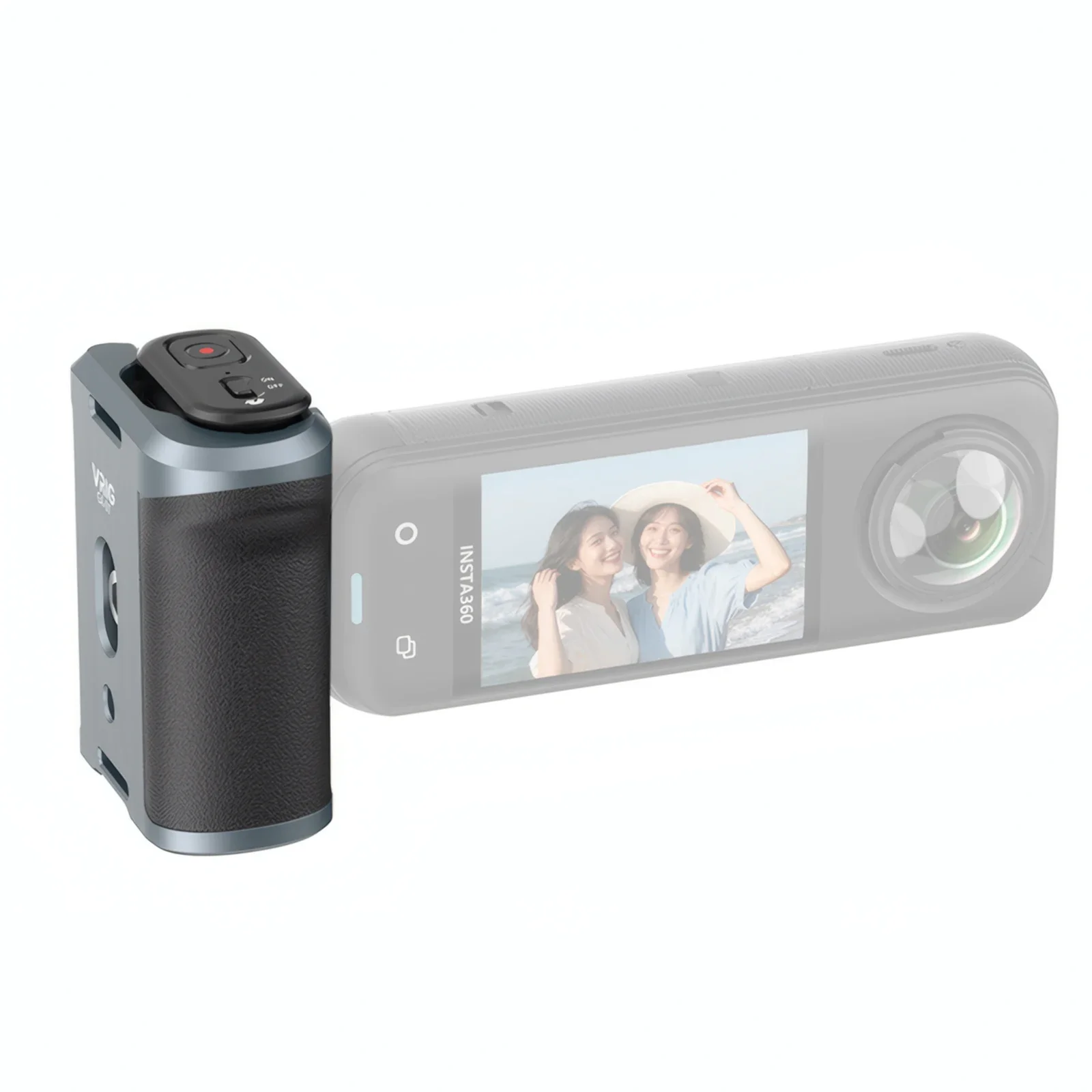 

Action Camera Bluetooth Grip for Insta360 X5/X4 Air with Magnetic Quick-Release Mount 1/4" Threaded Hole Action Camera Handle