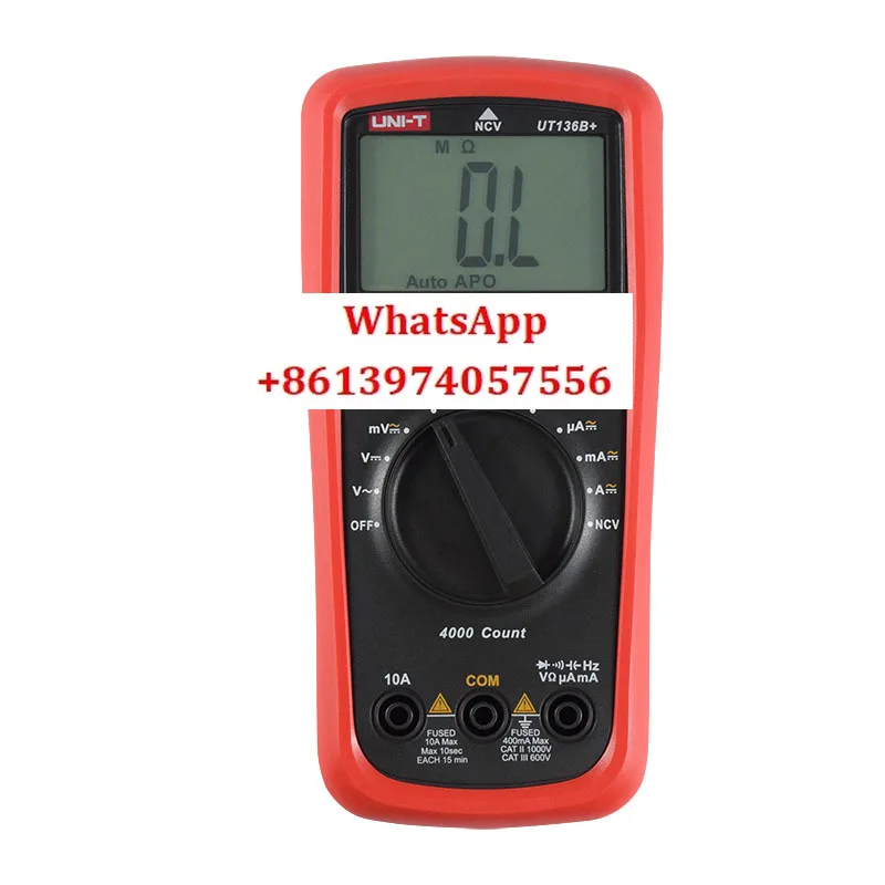 

UT1368+Digital Multimeter Automatic Range Resistance Capacitor Multifunctional Electrical Multimeter