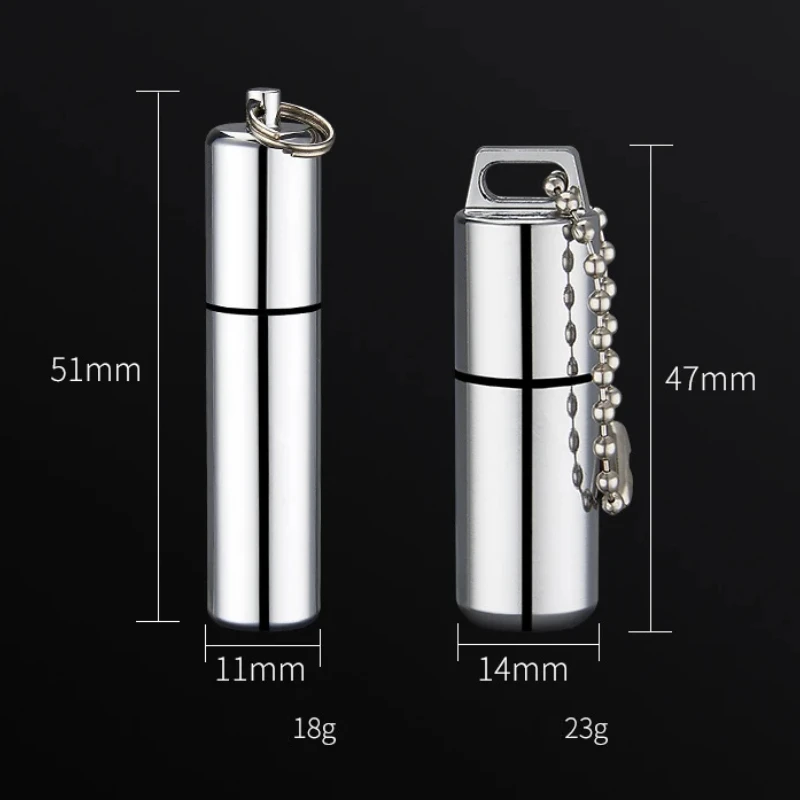 Metal Windproof Gasoline Kerosene Lighter, Mini Keychain, Creative Cigarette Accessories, Men Gadgets, New