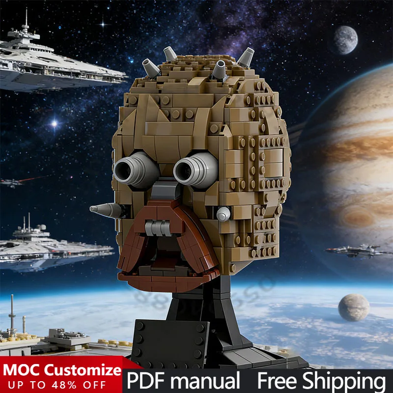 

677 деталей, популярная серия игровых персонажей, маска рейдера — коллекционный шлем, стиль MOC, модульная, простая сборка, подарок для фестивалей и творчества